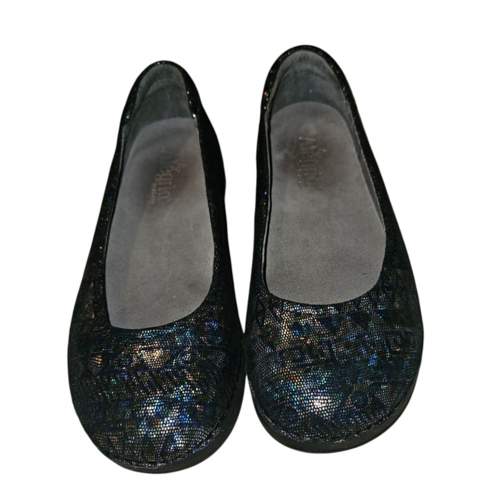 Alegria Petal Rave on the Nile Ballet Comfort Flats Leather Women's 8